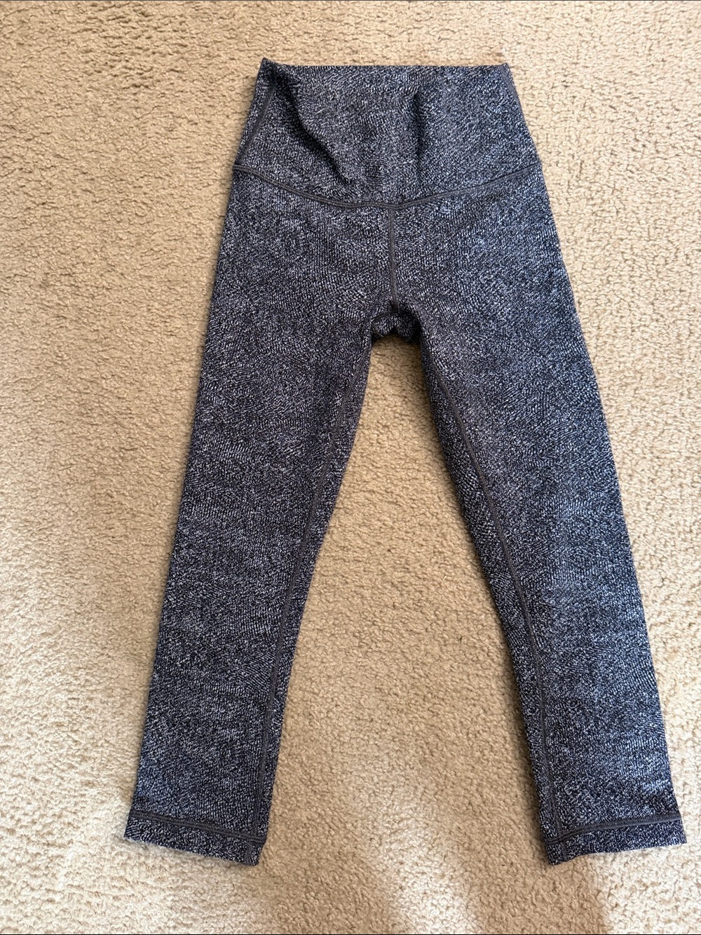lululemon athletica High-Rise Heathered Charcoal Leggings
